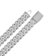 21MM Bold VVS Moissanite-Encrusted Cuban Link Necklace